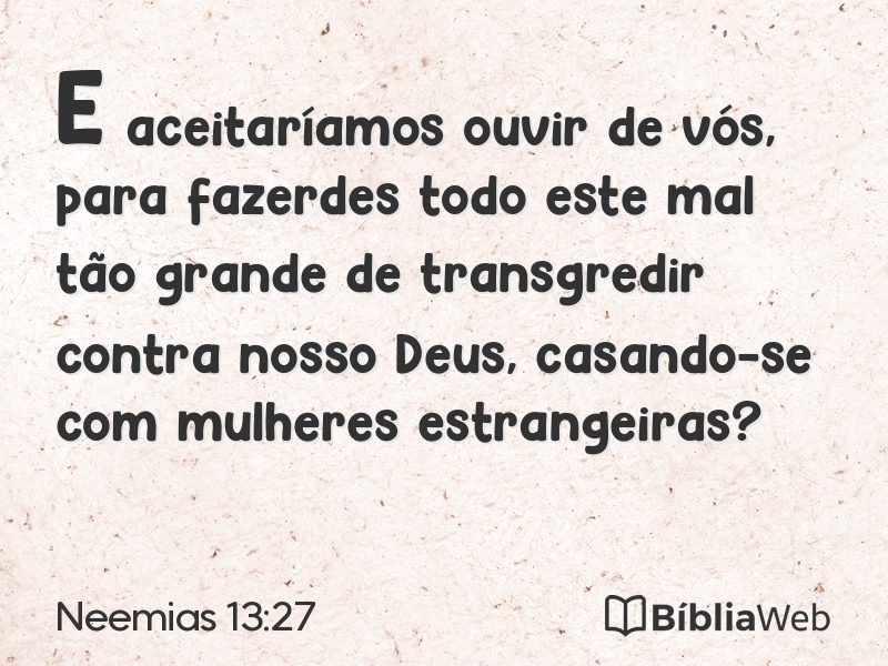 Neemias 13:27 em imagem para compartilhar