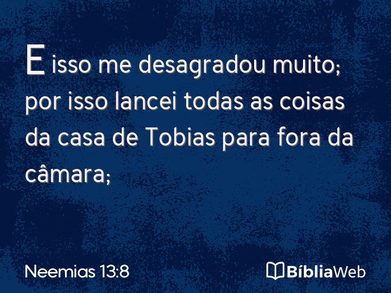 Neemias 13:8 em imagem para compartilhar