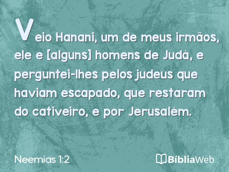 Neemias 1:2 em imagem para compartilhar