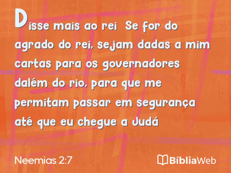 Neemias 2:7 em imagem para compartilhar