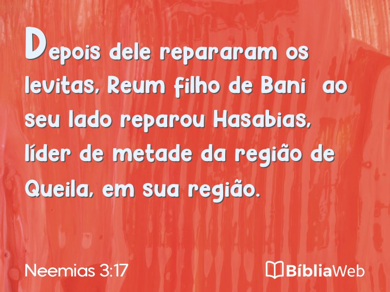 Neemias 3:17 em imagem para compartilhar