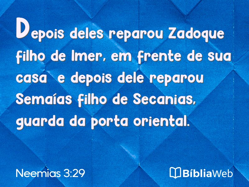 Neemias 3:29 em imagem para compartilhar