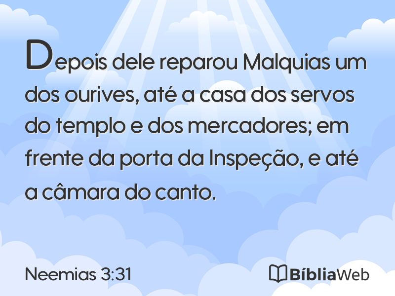 Neemias 3:31 em imagem para compartilhar