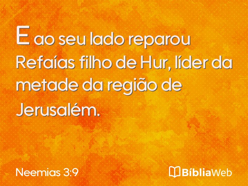 Neemias 3:9 em imagem para compartilhar
