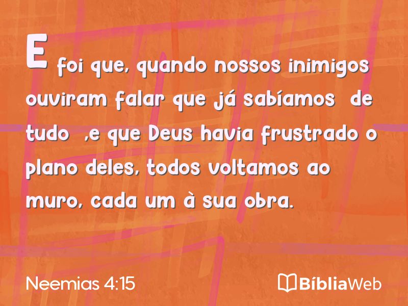 Neemias 4:15 em imagem para compartilhar
