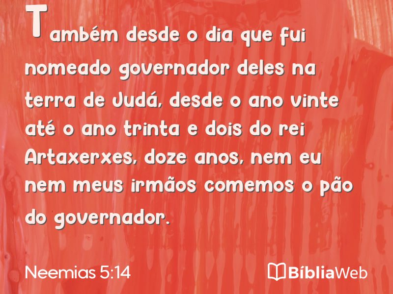 Neemias 5:14 em imagem para compartilhar