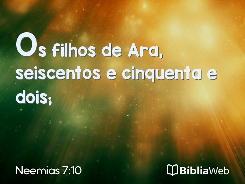 Neemias 7:10 em imagem para compartilhar