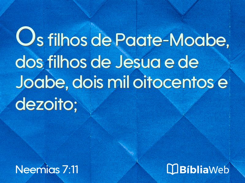 Neemias 7:11 em imagem para compartilhar