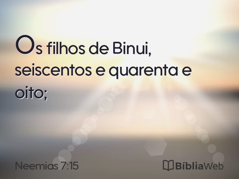 Neemias 7:15 em imagem para compartilhar