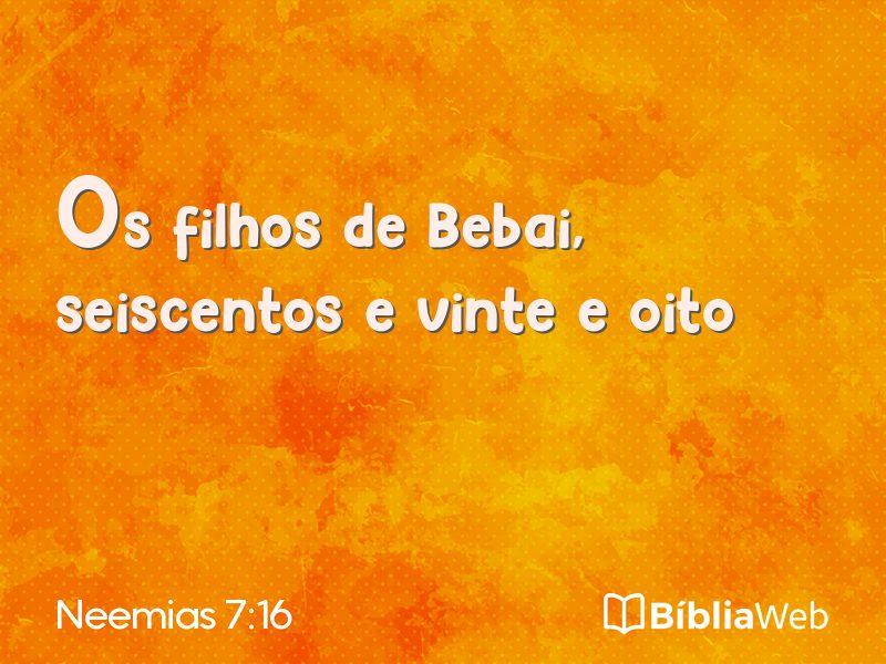 Neemias 7:16 em imagem para compartilhar