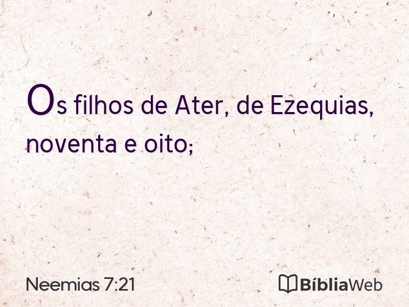Neemias 7:21 em imagem para compartilhar