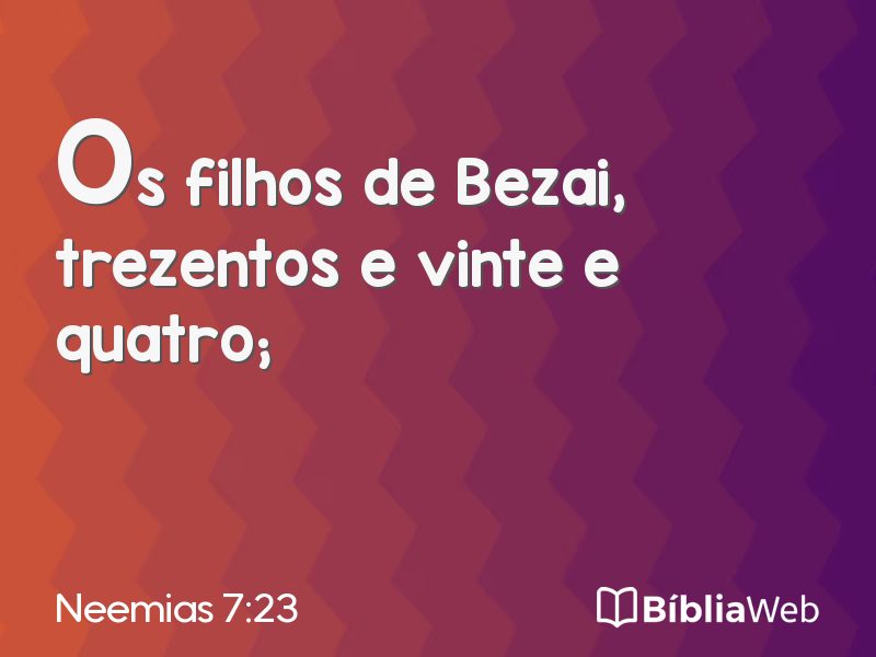 Neemias 7:23 em imagem para compartilhar