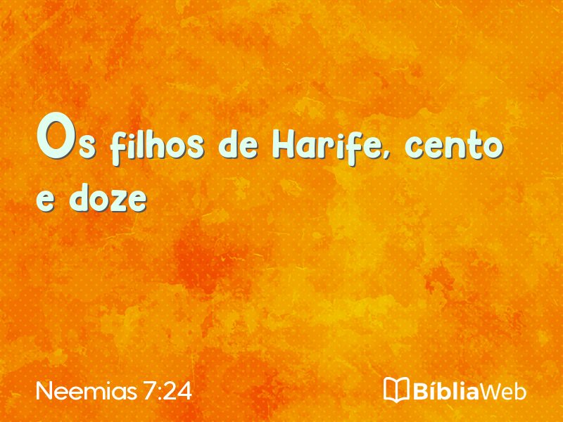 Neemias 7:24 em imagem para compartilhar