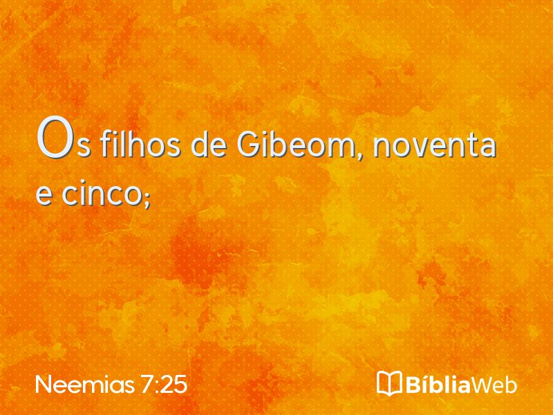 Neemias 7:25 em imagem para compartilhar