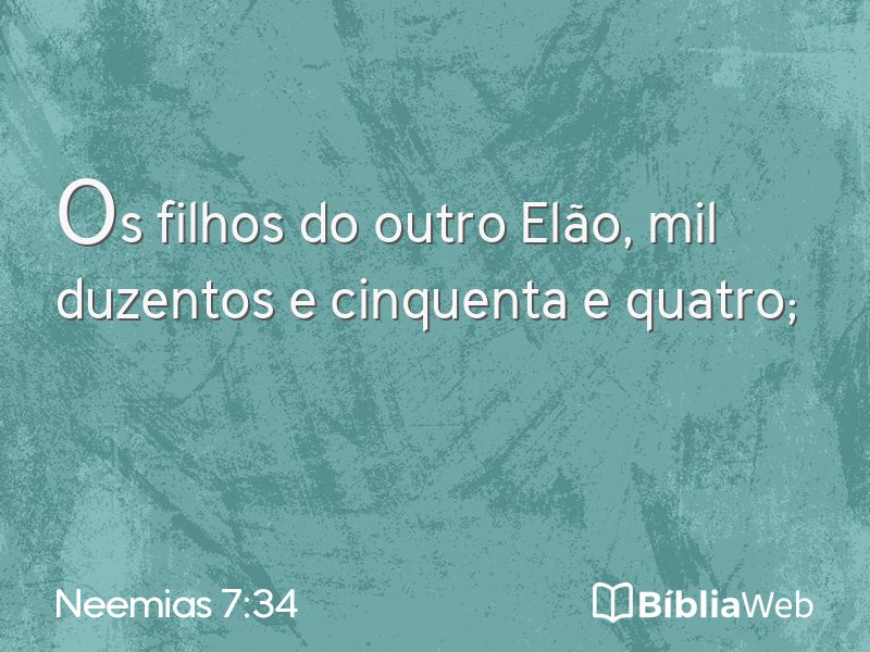 Neemias 7:34 em imagem para compartilhar