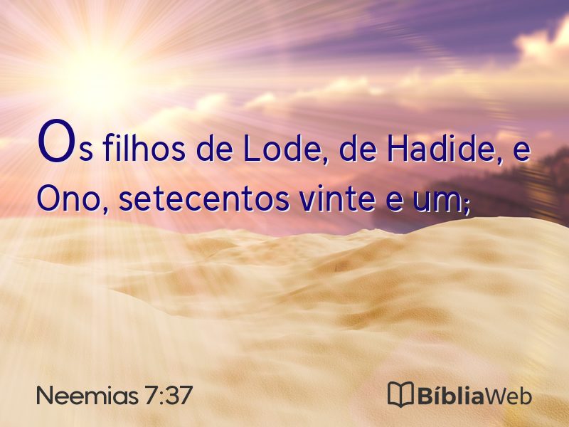 Neemias 7:37 em imagem para compartilhar