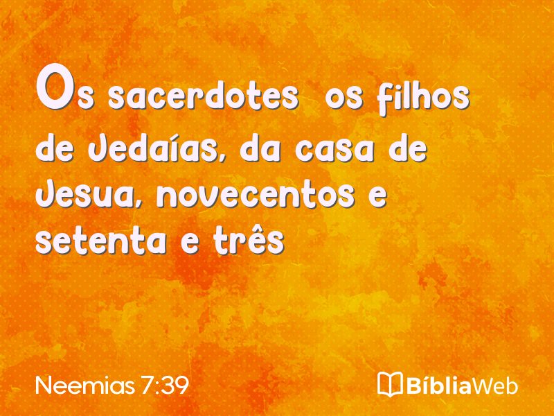 Neemias 7:39 em imagem para compartilhar