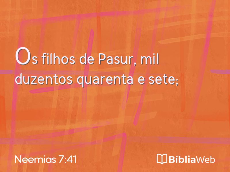 Neemias 7:41 em imagem para compartilhar