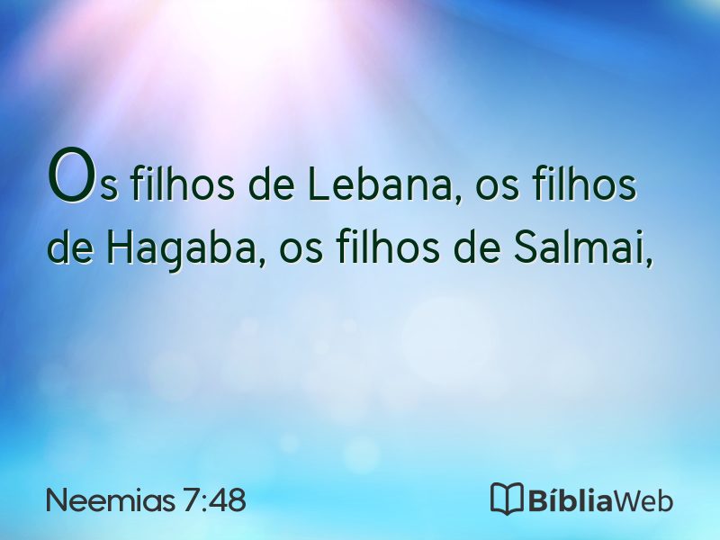 Neemias 7:48 em imagem para compartilhar