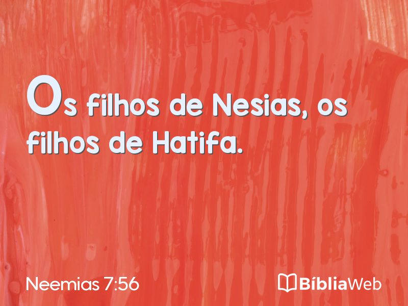 Neemias 7:56 em imagem para compartilhar
