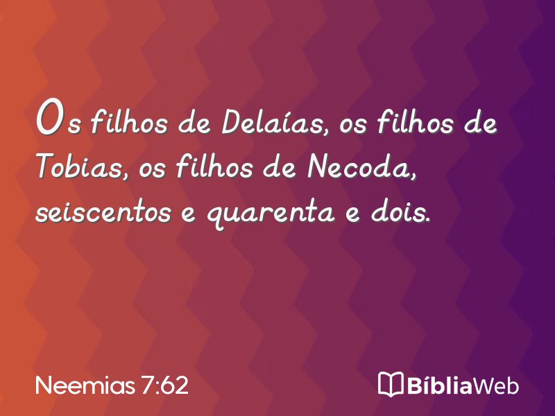 Neemias 7:62 em imagem para compartilhar