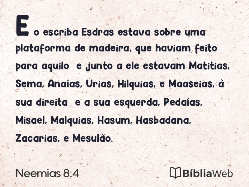Neemias 8:4 em imagem para compartilhar