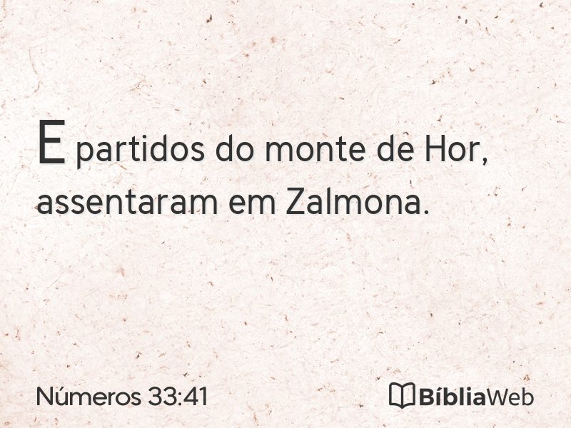 Números 33:41 em imagem para compartilhar
