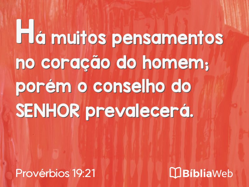 Provérbios 19:21 em imagem para compartilhar