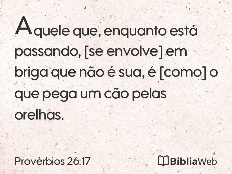 Provérbios 26:17 em imagem para compartilhar