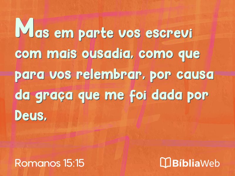 Romanos 15:15 em imagem para compartilhar
