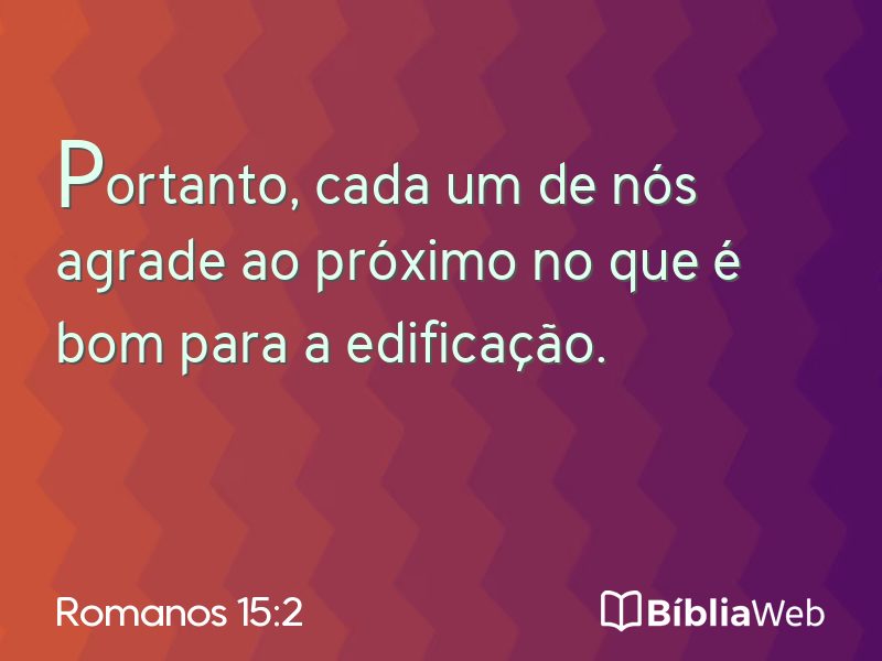 Romanos 15:2 em imagem para compartilhar