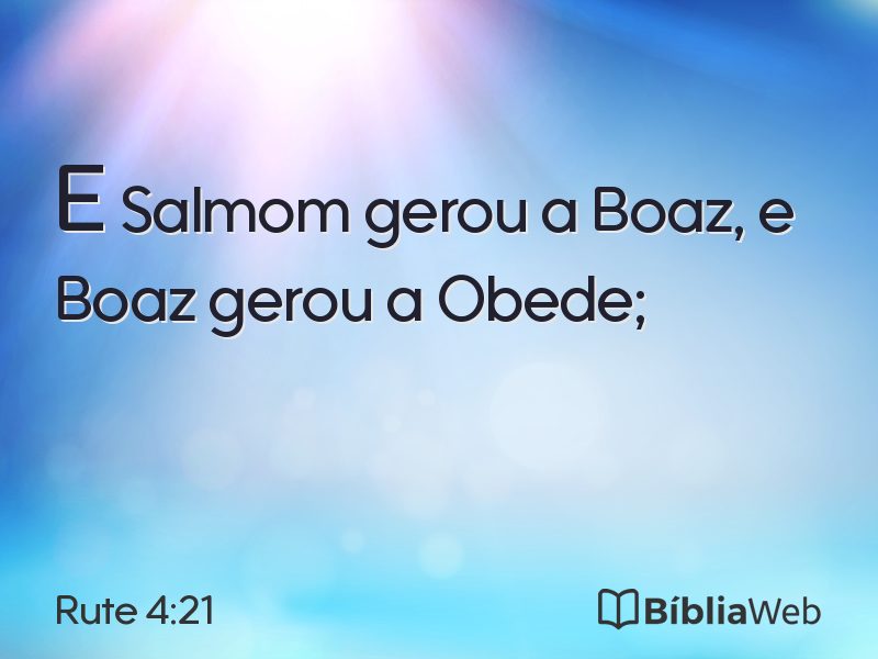 Rute 4:21 em imagem para compartilhar