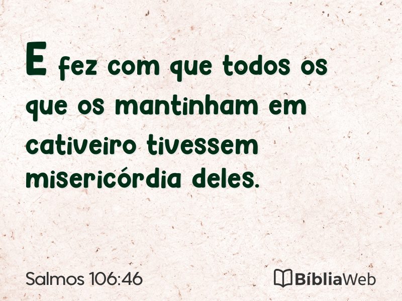 Salmos 106:46 em imagem para compartilhar