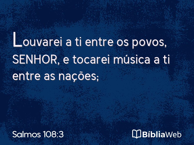 Salmos 108:3 em imagem para compartilhar