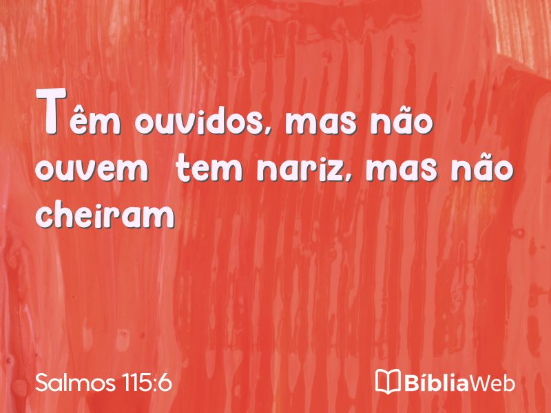 Salmos 115:6 em imagem para compartilhar