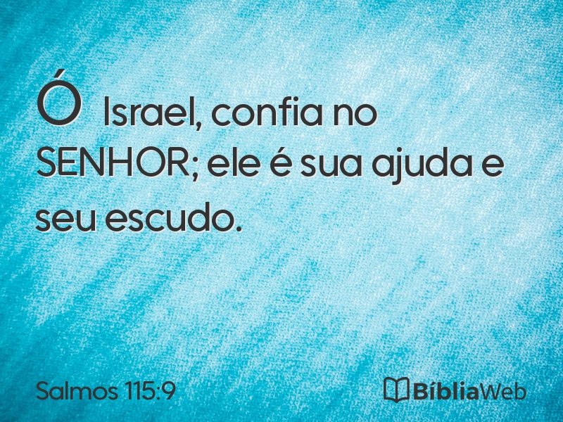 Salmos 115:9 em imagem para compartilhar