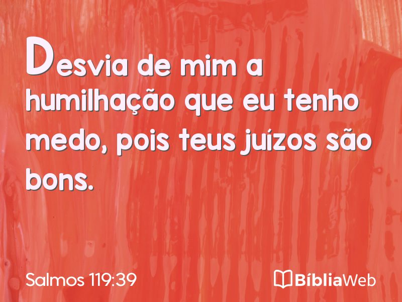 Salmos 119:39 em imagem para compartilhar
