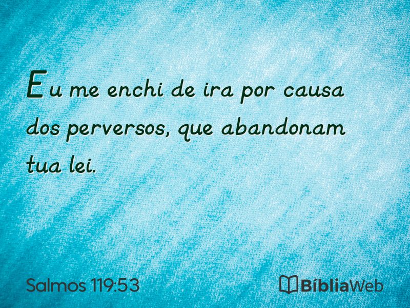 Salmos 119:53 em imagem para compartilhar