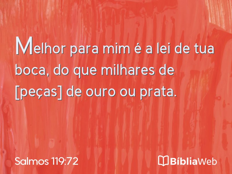 Salmos 119:72 em imagem para compartilhar