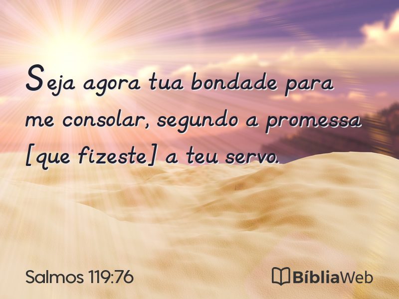 Salmos 119:76 em imagem para compartilhar