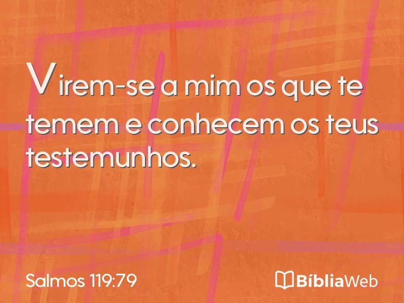 Salmos 119:79 em imagem para compartilhar