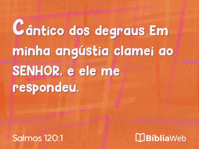 Salmos 120:1 em imagem para compartilhar