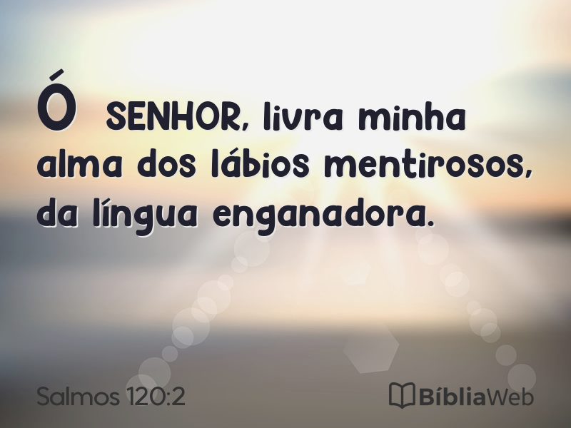 Salmos 120:2 em imagem para compartilhar