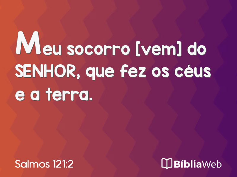 Salmos 121:2 em imagem para compartilhar