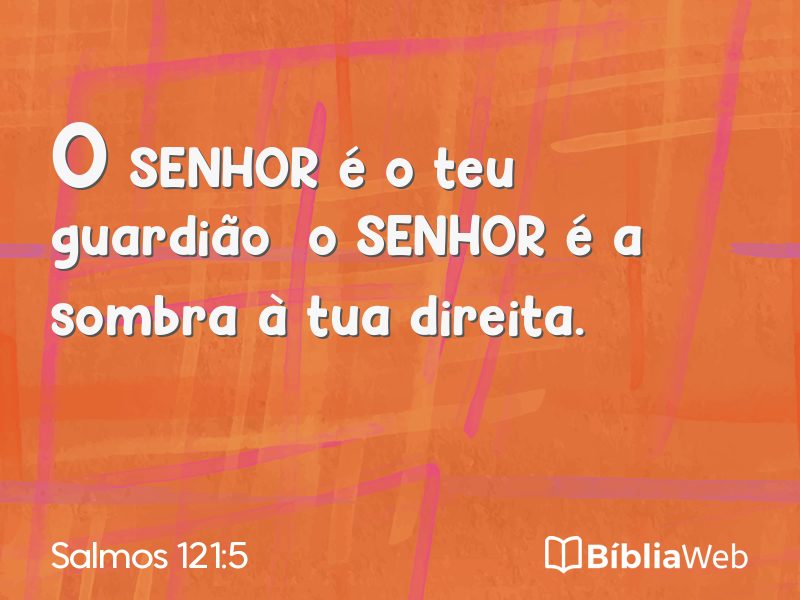 Salmos 121:5 em imagem para compartilhar
