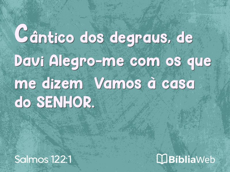 Salmos 122:1 em imagem para compartilhar