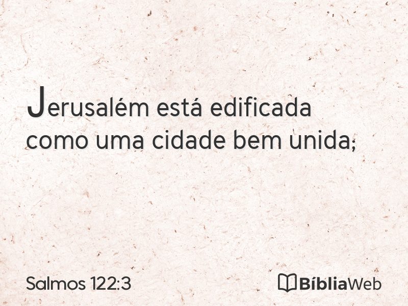 Salmos 122:3 em imagem para compartilhar