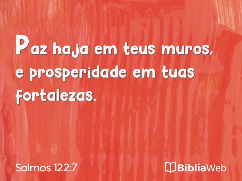 Salmos 122:7 em imagem para compartilhar