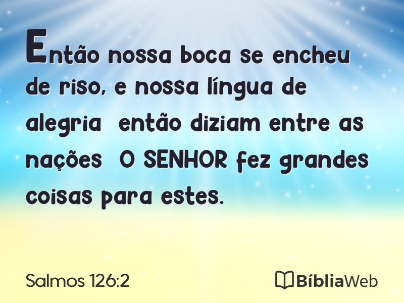Salmos 126:2 em imagem para compartilhar