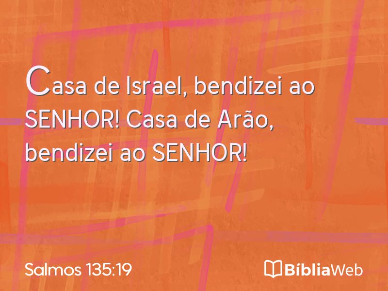 Salmos 135:19 em imagem para compartilhar